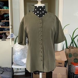 green dana buchman top